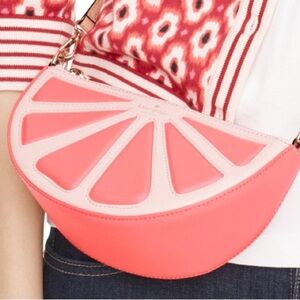 Kate Spade Grapefruit Shoulder/Crossbody “Flights Of Fancy”